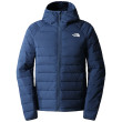 Chaqueta de hombre The North Face M Belleview Stretch Down Hoodie azul Shady Blue