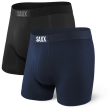 Calzoncillos bóxer Saxx Ultra Boxer Brief Fly 2Pk negro/azul Black/NavyPack