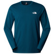 Camiseta de hombre The North Face M L/S Simple Dome Tee azul MIDNIGHT PETROL