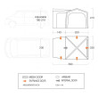 Carpa de autocaravana/furgoneta Vango Tailgate AirHub Low