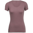 Camiseta de mujer Icebreaker W Siren SS Sweetheart rosa Suede