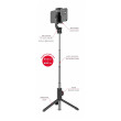 Palo de selfie Swissten BLUETOOTH SELFIE STICK ALUMINUM TRIPOD PRO