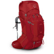 Mochila Osprey Ariel Plus 60 rojo CarnelianRed