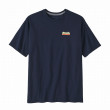 Camiseta de hombre Patagonia M's Fitz Roy Wild Responsibili-Tee azul oscuro New Navy