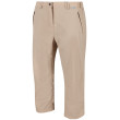 Pantalones de tres cuartos para mujer Regatta Chaska Capri II beige Moccasin