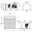 Carpa de autocaravana/furgoneta Outwell Parkville 260SA