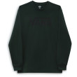 Camiseta de hombre Vans Classic Vans LS verde/negro Forest/Black