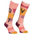 Medias de mujer Ortovox Freeride Long Socks Cozy Women's rosa Bloom