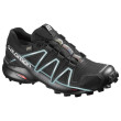 Calzado de mujer Salomon Speedcross 4 GTX® W negro/plata Black/Black/MetallicBubbleBlue