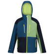 Chaqueta para niños Regatta Jr Highton JktV azul/verde Moroccan Blue/Navy