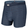 Calzoncillos bóxer Saxx Hot Shot Boxer Brief Fly azul DarkDenimHeather