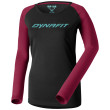 Camiseta de mujer Dynafit 24/7 W L/S Tee rojo/negro black out BEET RED/6210