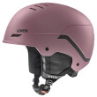 Casco de esquí Uvex Wanted violeta bramble - black stripes mat