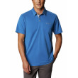 Camiseta de hombre Columbia Nelson Point Polo azul/blanco BrightIndigo