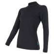 Camiseta de mujer Sensor Double Face dl. rukáv negro Black