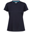 Camiseta de mujer Regatta Wmn Fingal V-Neck azul oscuro Navy