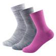 Calcetines de mujer Devold Daily medium sock 3PK mix1 AnemoneMix