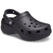 Pantuflas de mujer Crocs Classic Platform Clog W negro Black