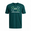 Camiseta funcional de hombre Under Armour GL FOUNDATION UPDATE SS verde/blanco HydroTeal/White