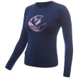 Camiseta de mujer Sensor Merino Active Pt Fox dl.rukáv azul oscuro Deep Blue