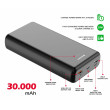 Batería externa Swissten Power Line 30000 mAh