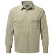 Camisa de hombre Craghoppers Kiwi Long Sleeved Shirt beige Oatmeal