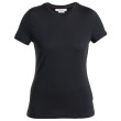 Camiseta funcional de mujer Icebreaker Women Merino 150 Tech Lite III SS Tee negro Black