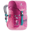 Mochila para niños Deuter Schmusebär rosa/verde MagentaHotpink