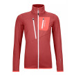 Sudadera de mujer Ortovox W's Fleece Grid Jacket rojo mate blush