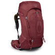 Mochila de senderismo para mujer Osprey Aura Ag 50 rojo berry sorbet red