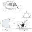 Carpa de autocaravana/furgoneta Outwell Woodcrest