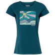 Camiseta de mujer Regatta Wmn Breezed IV turquesa Moroccan Blu