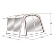 Extensión de carpa Outwell Universal Awning Size 2