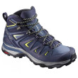 Calzado de mujer Salomon X Ultra 3 Mid Gtx W azul CrownBlue/EveningBlue/SunnyLime