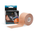 Venda adhesiva BronVit Sport Kinesio Tape classic 5 cm x 6m tmavě béžová