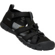 Sandalias para niños Keen Seacamp II CNX JR negro/gris black/grey