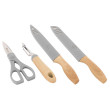 Juego de cuchillos Outwell Chena Knife Set Peeler Scissor