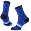 Calcetines Warg Happy Merino M Stripes and Dots azul Blue