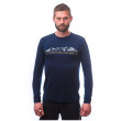 Camiseta funcional de hombre Sensor Merino Active Pt Mountains dl.rukáv