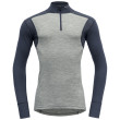 Camiseta de hombre Devold Hiking Half Zip Neck gris GrayMelange/Night