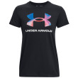 Camiseta de mujer Under Armour W SPORTSTYLE LOGO SS negro/blanco Black / / White