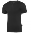 Camiseta de hombre Zulu Merino 160 Short negro Black