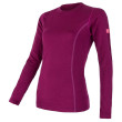 Camiseta funcional de mujer Sensor Merino Wool Active dl.r. violeta Lilla