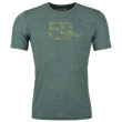 Camiseta funcional de hombre Ortovox 120 Cool Tec Mtn Logo Ts M verde/azul Dark Pacific Blend