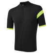 Maillot de ciclismo de hombre Sensor Cyklo Classic negro Black/ReflexYellow