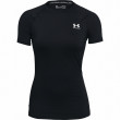 Camiseta funcional de mujer Under Armour HG Authentics Comp SS negro Black/White