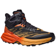 Calzado de hombre Hoka M Speedgoat 5 Mid Gtx azul/naranja Blue Graphite / Amber Yellow