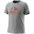 Camiseta funcional de hombre Dynafit Transalper Graphic S/S Tee M gris alloy