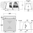 Carpa de autocaravana/furgoneta Outwell Milestone Shade