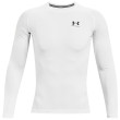 Camiseta funcional de hombre Under Armour HG Armour Comp LS blanco White/Black